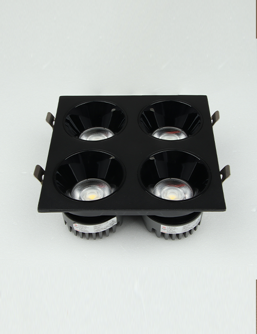 [DS] 코에드 LED 멀티 COB 다운라이트 4구 32W 각도조절 매입등 