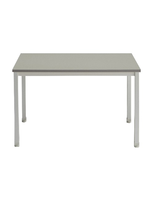 킨더 사각 테이블 [1000/1200] (화이트+샌드그레이) 업소용 식탁(다리 포함) 
