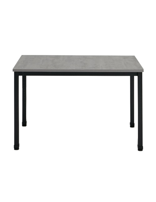 킨더 사각 테이블 [1000/1200] (블랙+빈티지그레이) 업소용 식탁(다리 포함) 
