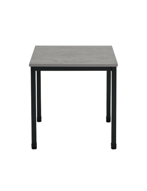 킨더 사각 테이블 [600/750] (블랙+빈티지그레이) 업소용 식탁(다리 포함) 