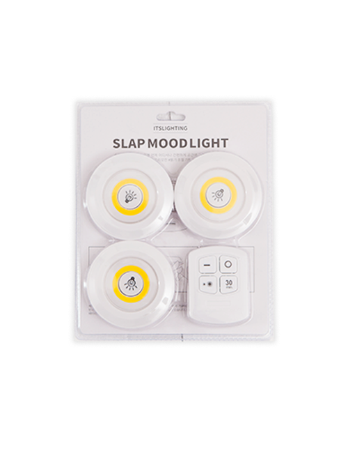슬랩 LED 무드라이트 셋트 I 리모컨 붙이는 무드등 취침등 수면등 수유등 간접조명 I