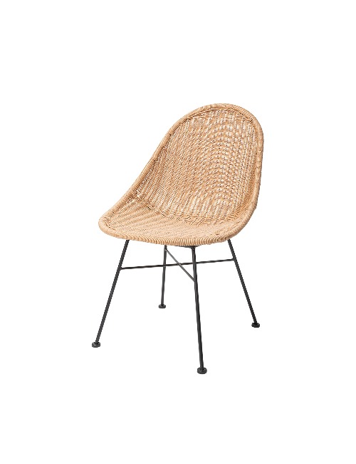 루니 라탄 스쿱체어 야외용 라탄의자 