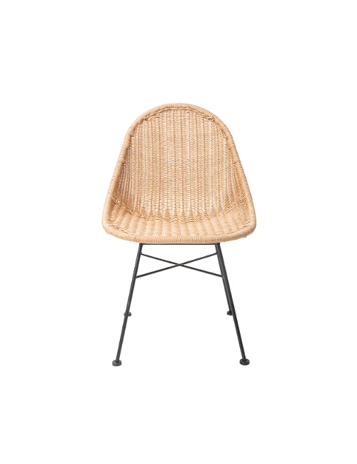 루니 라탄 스쿱체어 야외용 라탄의자 
